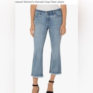 EUC Liverpool hannah flare crop Jean  6x28